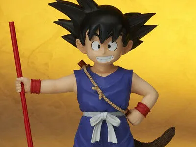 08" Inch Tall Gigantic Series Base Kid Son Boy Goku Blue Suit Standard Power Pole X-Plus 1/4 Scale