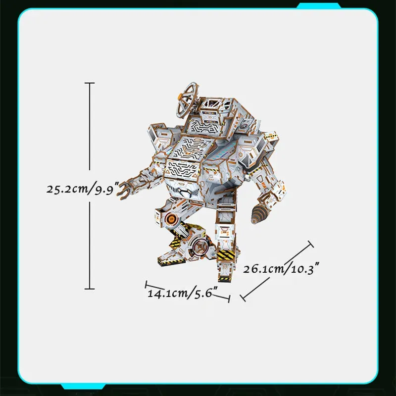 3D Wooden Puzzles | Engineering Mech-Yu Gong - Bluetooth Audio Robot Model