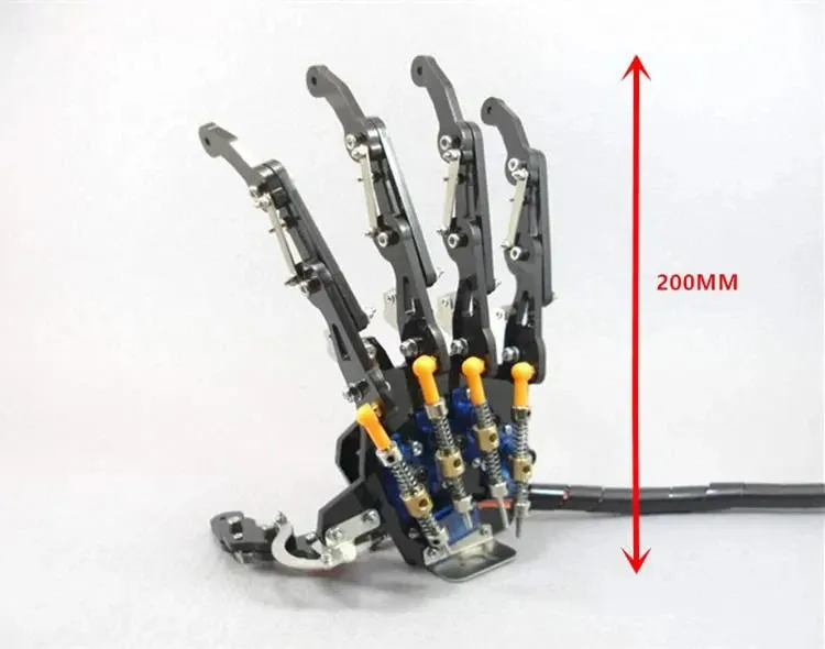 5 Dof Robot Hand with Five Fingers Servo Control Left Right Bionic Palm for ArduinoRobot Hand DIY Kit Programmable Gripper Claw