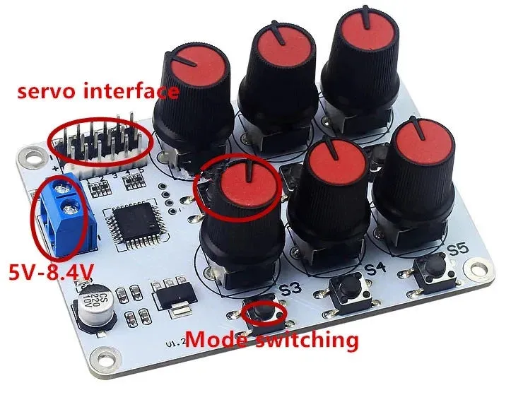 5 Dof Robot Hand with Five Fingers Servo Control Left Right Bionic Palm for ArduinoRobot Hand DIY Kit Programmable Gripper Claw