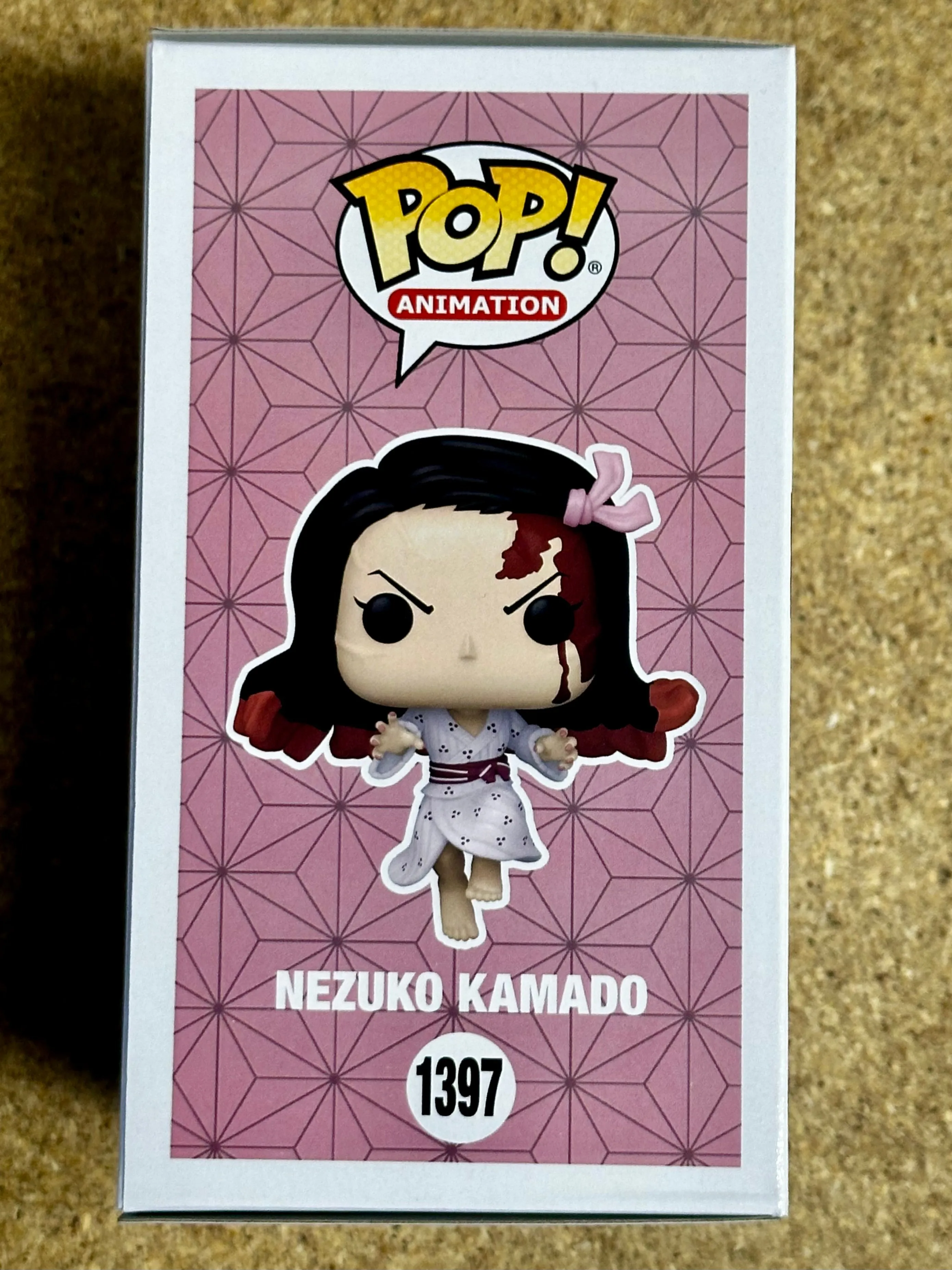 Abby Trott Signed Bloody Nezuko Funko Pop! Exclusive #1397 Demon Slayer JSA COA