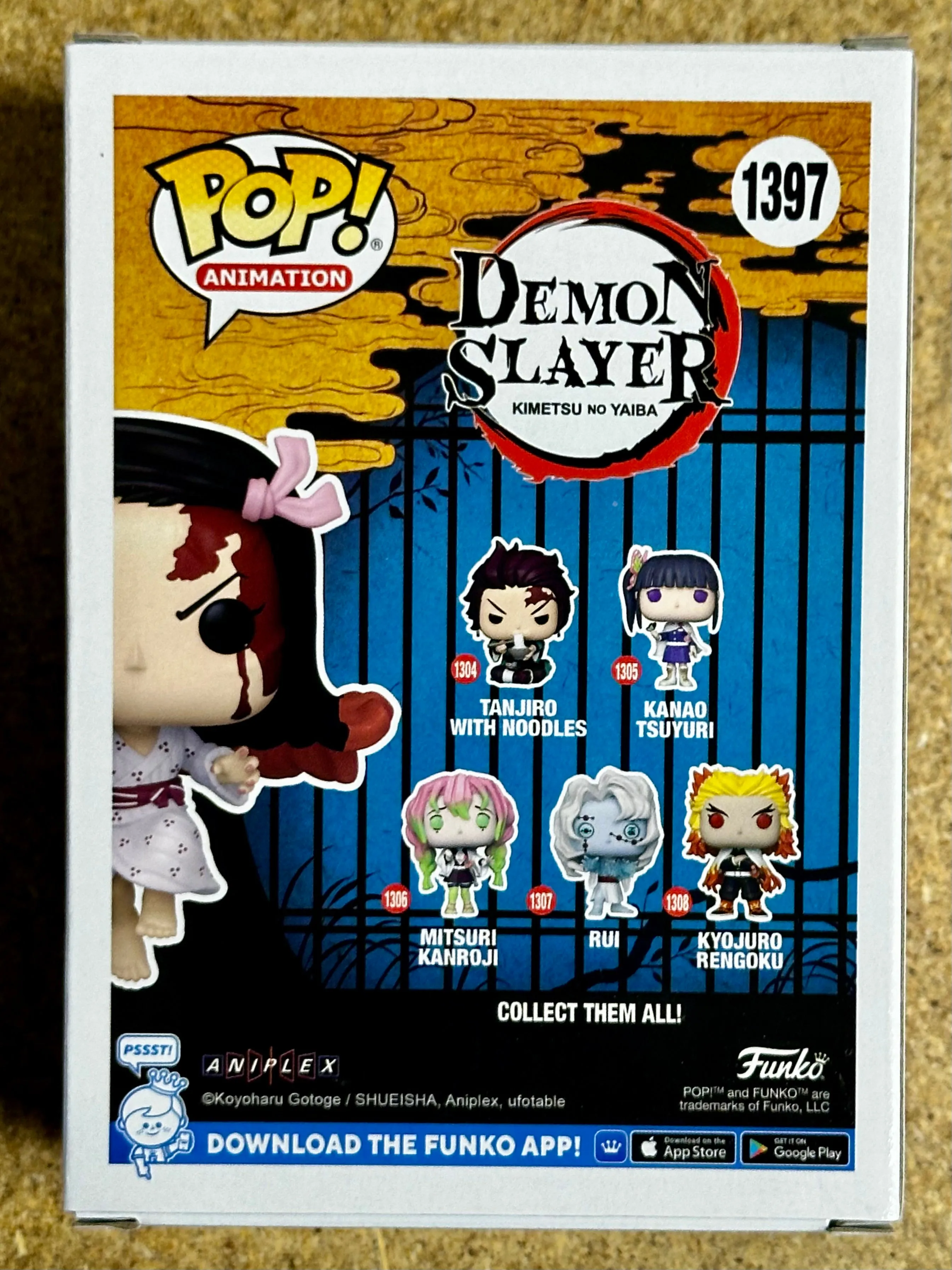 Abby Trott Signed Bloody Nezuko Funko Pop! Exclusive #1397 Demon Slayer JSA COA