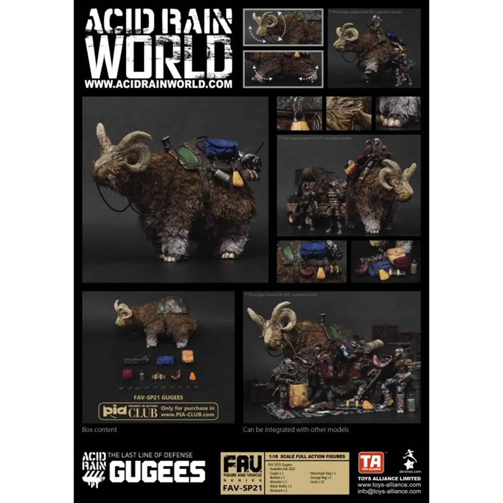 Acid Rain FAV-SP21 Exclusive Gugees Action Figure Set