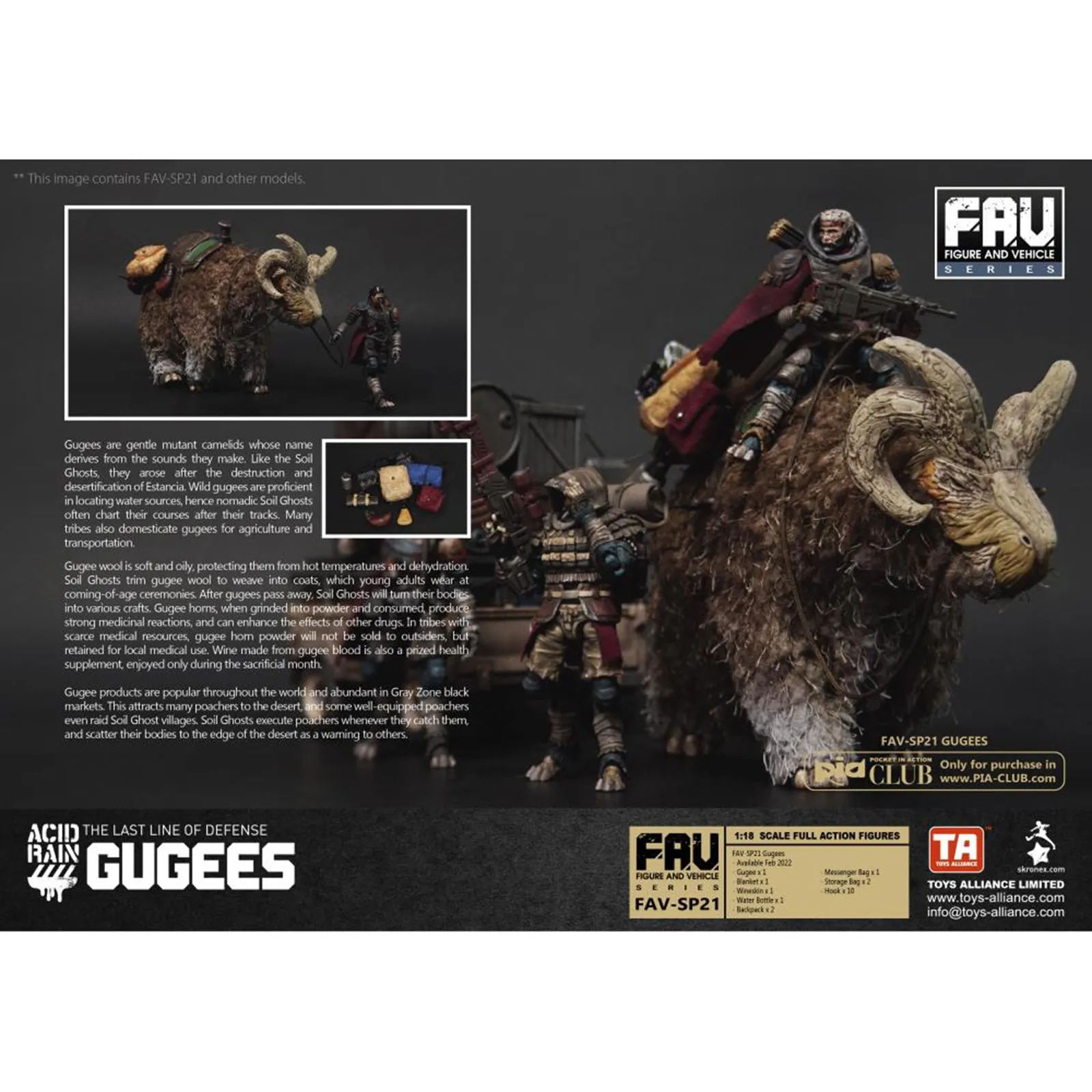 Acid Rain FAV-SP21 Exclusive Gugees Action Figure Set