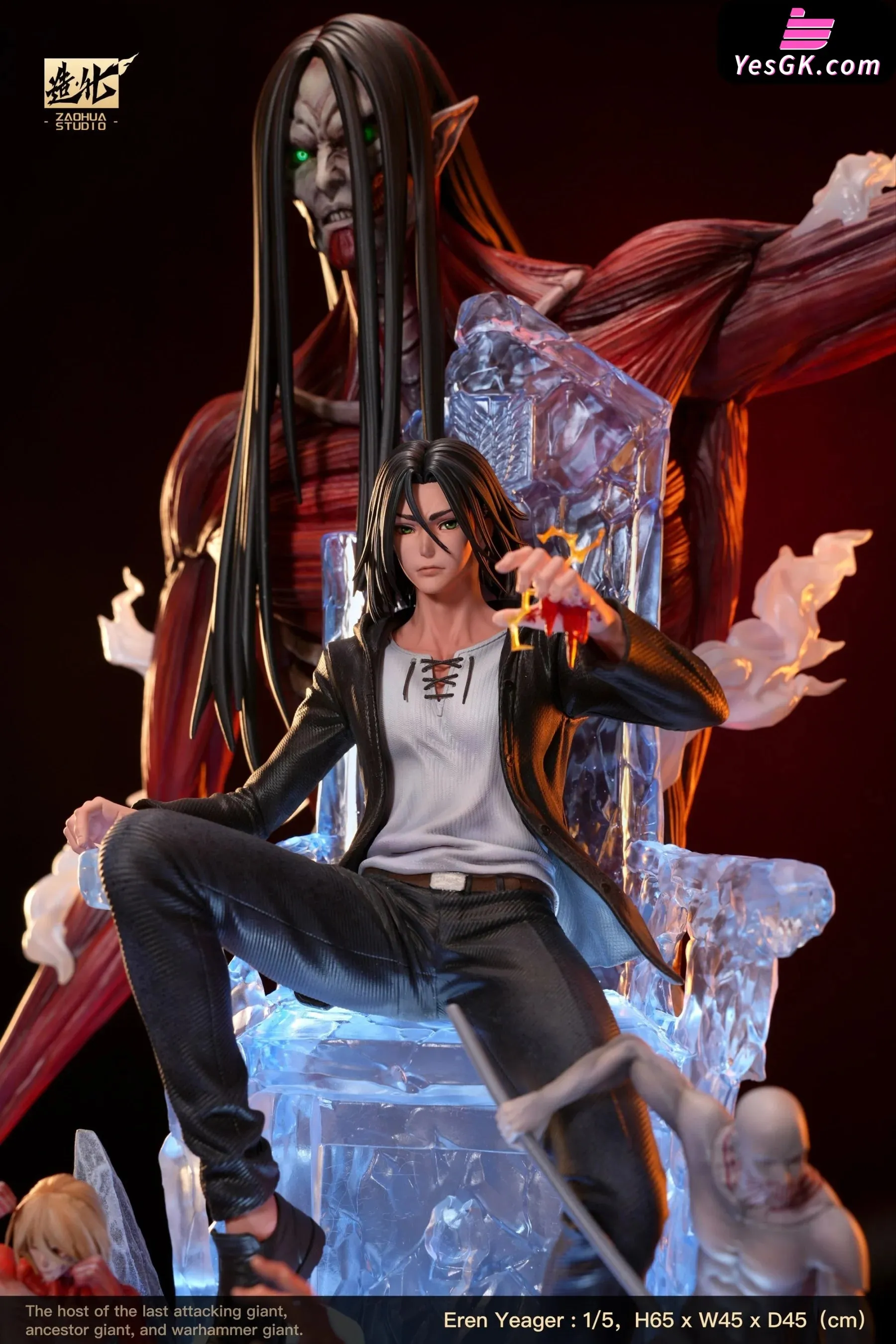 Attack on Titan Giant #1 Eren Yeager Throne Resin Statue - ZaoHua Studio [In-Stock]