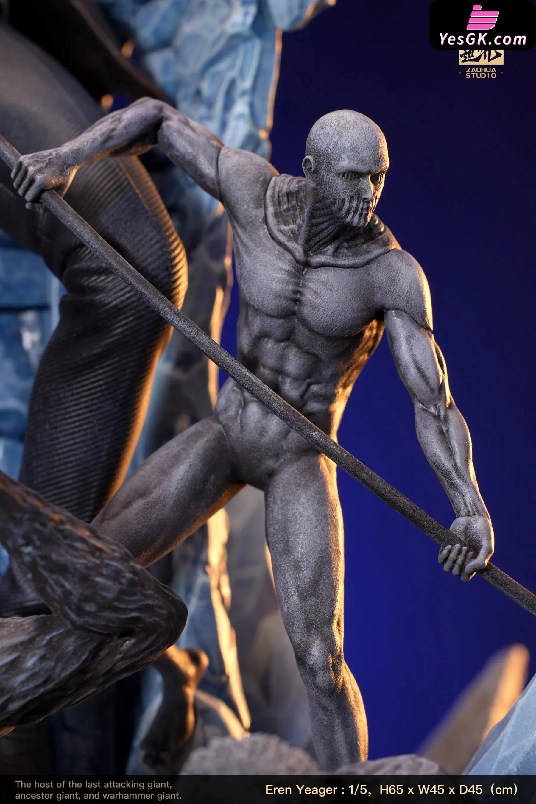 Attack on Titan Giant #1 Eren Yeager Throne Resin Statue - ZaoHua Studio [In-Stock]