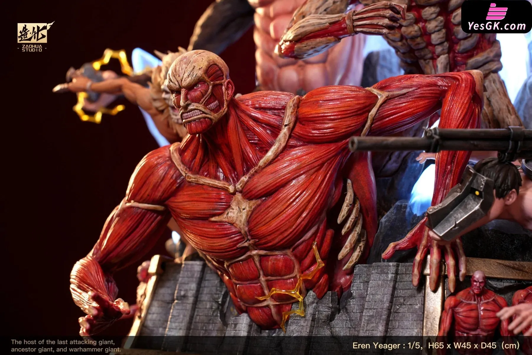 Attack on Titan Giant #1 Eren Yeager Throne Resin Statue - ZaoHua Studio [In-Stock]