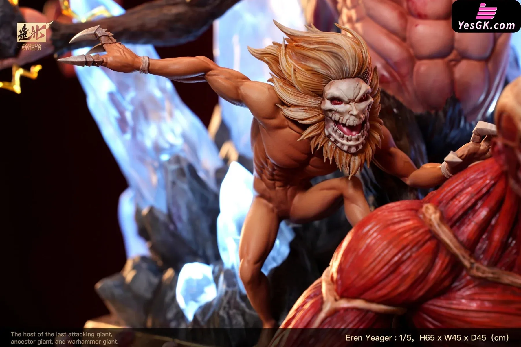 Attack on Titan Giant #1 Eren Yeager Throne Resin Statue - ZaoHua Studio [In-Stock]