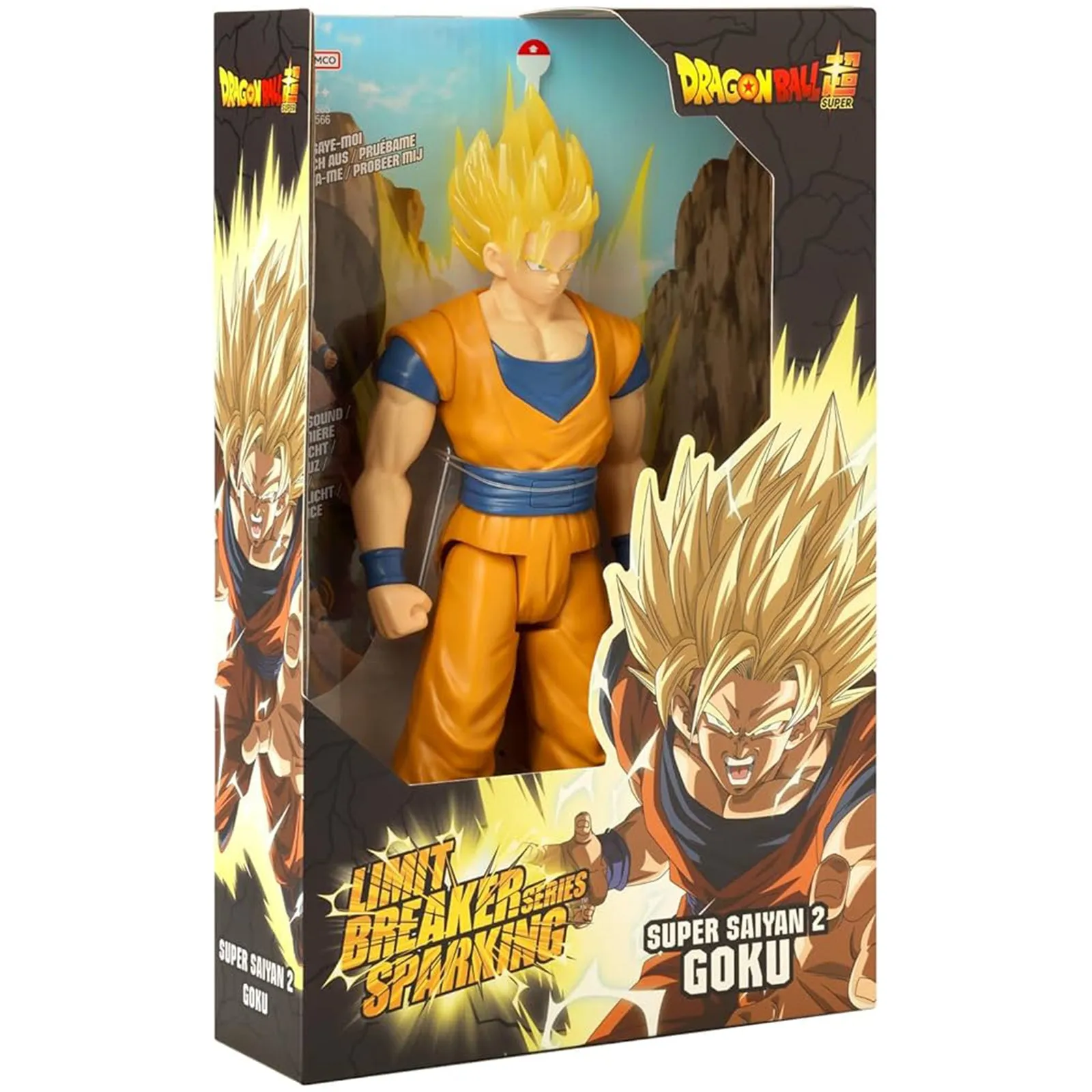 Bandai Dragon Ball Super Limit Breaker Series Sparking Super Saiyan 2 Goku Action Figure