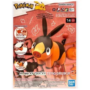 Bandai Pokemon Tepig Quick Model Kit