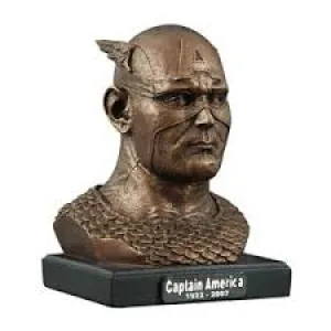 Captain America Commemorative Mini Hero Limited Edition Bronze Bust