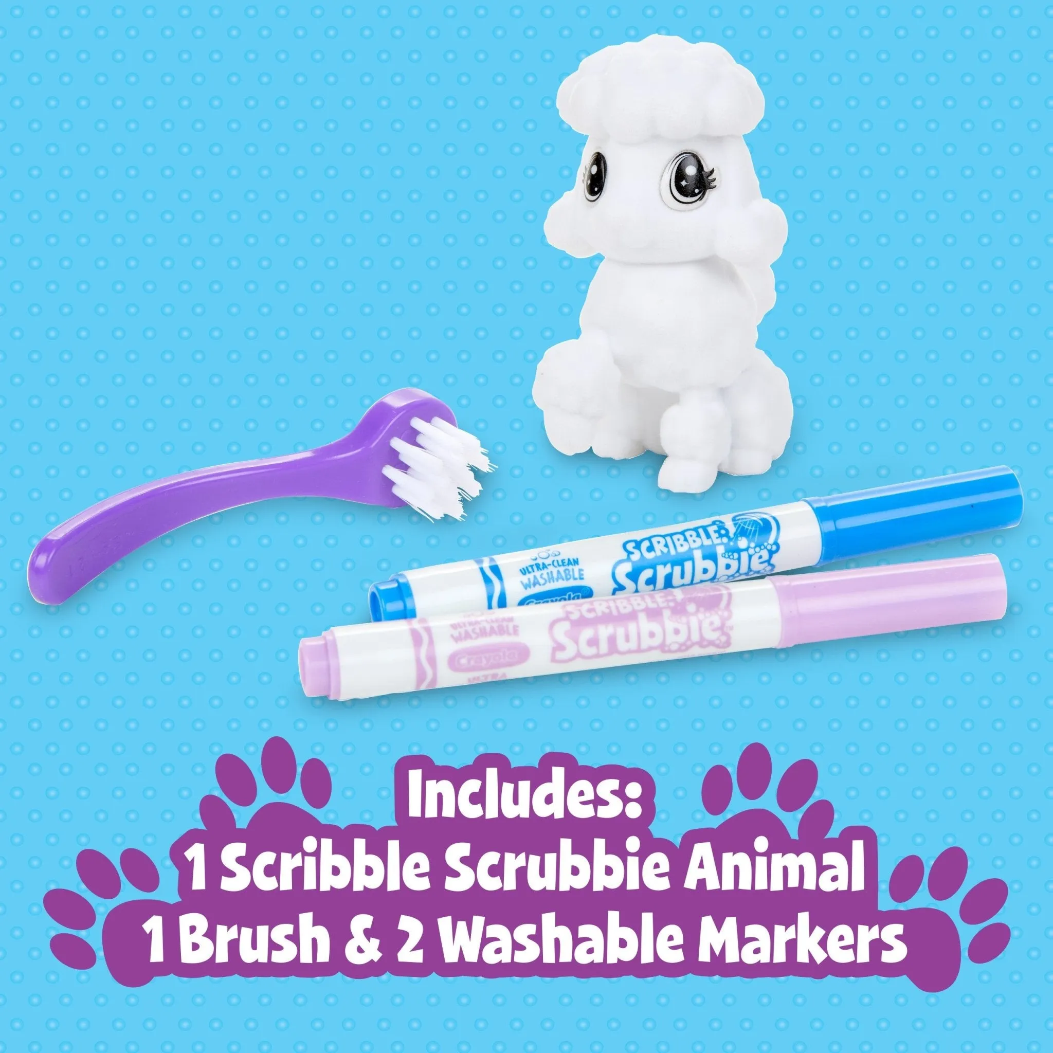 Crayola SCRIBBLE SCRUBBIE PETS, 1Ct Grab Bag|Re-Colorable, Re-Do-Able Fun!