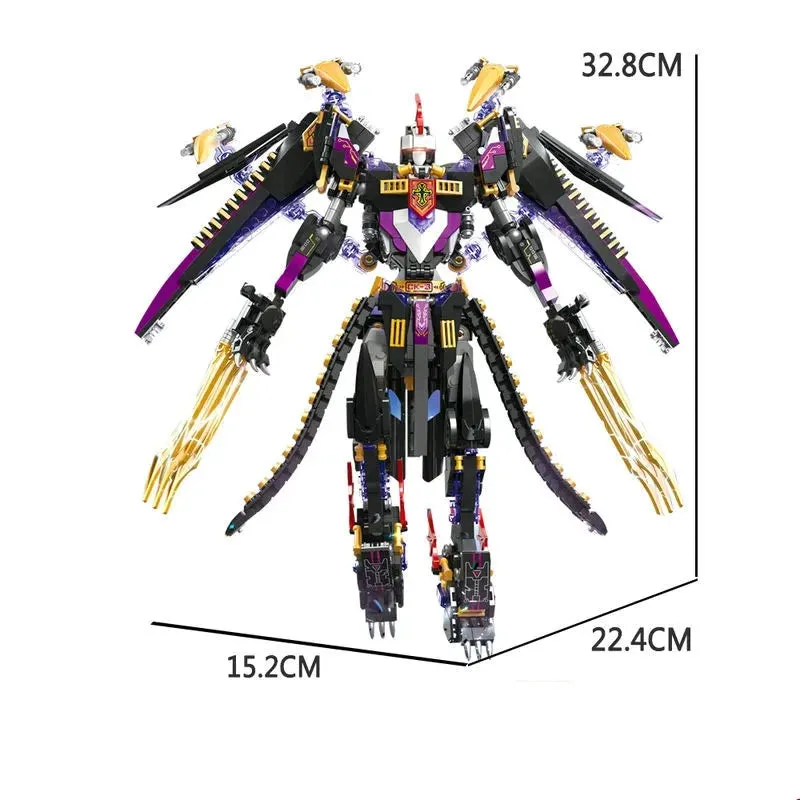 Endless Dawn Calamity Knight Mecha Rider 1341pcs