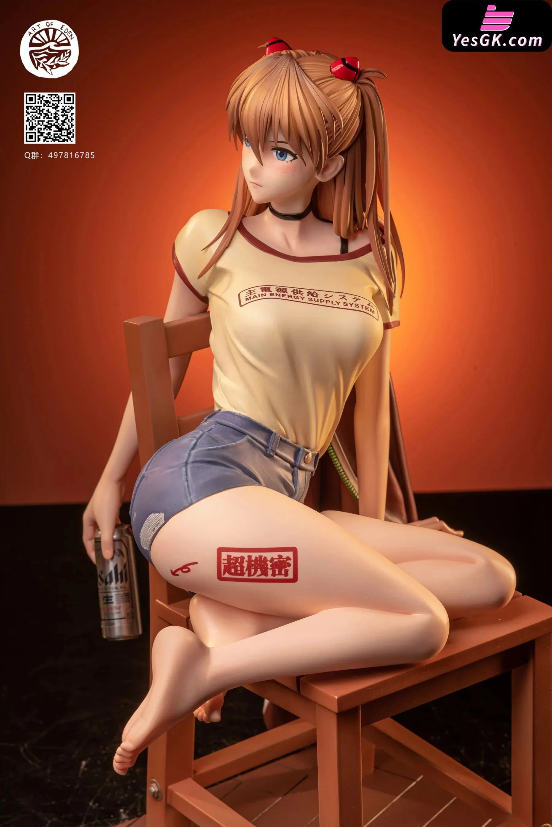 EVA Tipsy Asuka Resin Statue - Art of EDEN Studio [In-Stock]