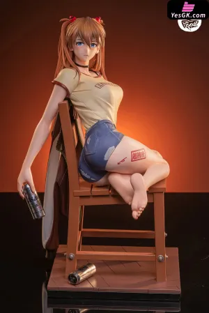 EVA Tipsy Asuka Resin Statue - Art of EDEN Studio [In-Stock]