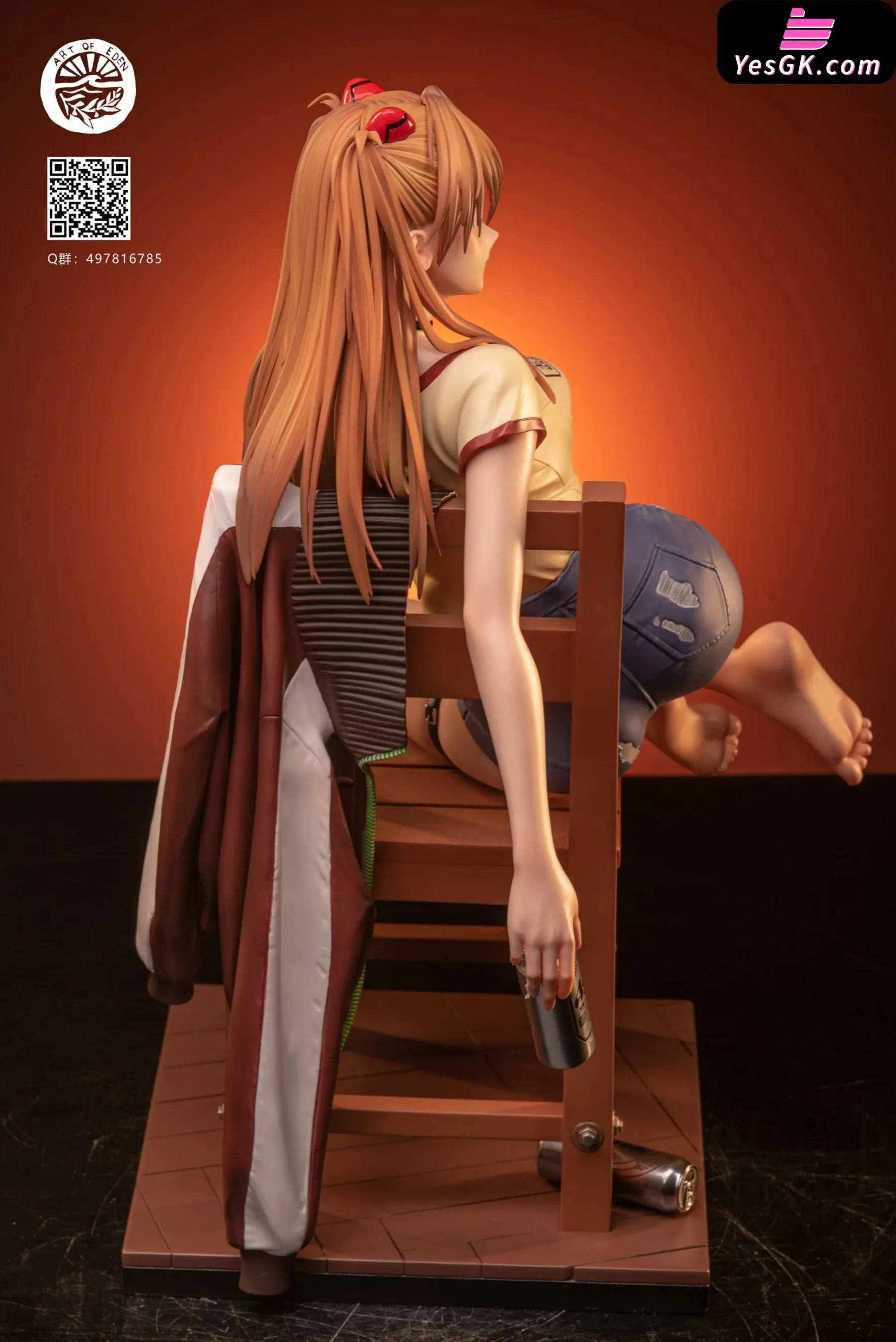 EVA Tipsy Asuka Resin Statue - Art of EDEN Studio [In-Stock]