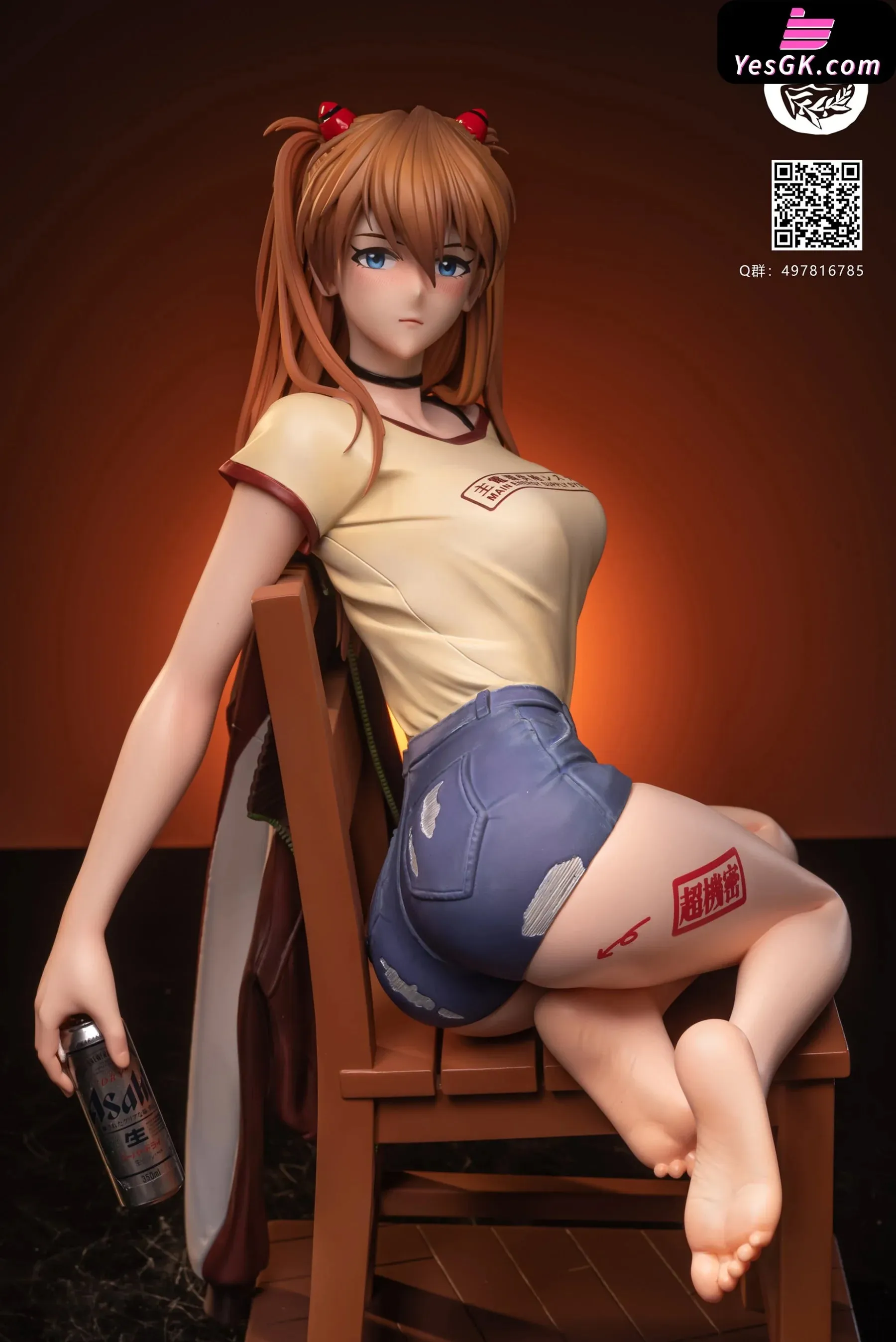 EVA Tipsy Asuka Resin Statue - Art of EDEN Studio [In-Stock]