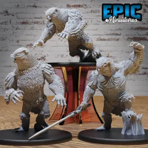 Fabled Owlbear #4733-#4735 by Epic Miniatures  | 3D Printable D&D Models