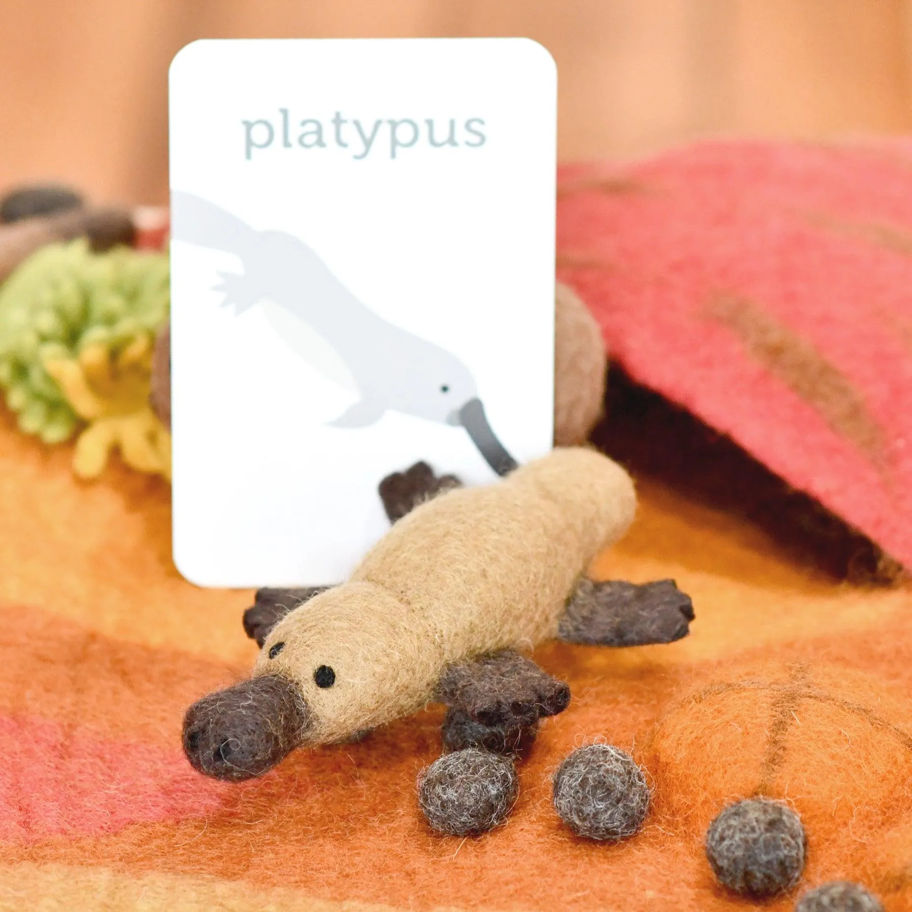 Felt Platypus Toy - Parks Victoria Nature Mascots