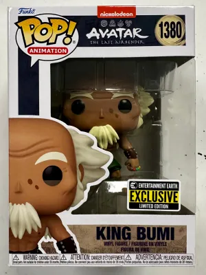 Funko Pop! Animation King Bumi #1380 Avatar The Last Airbender 2023 Exclusive