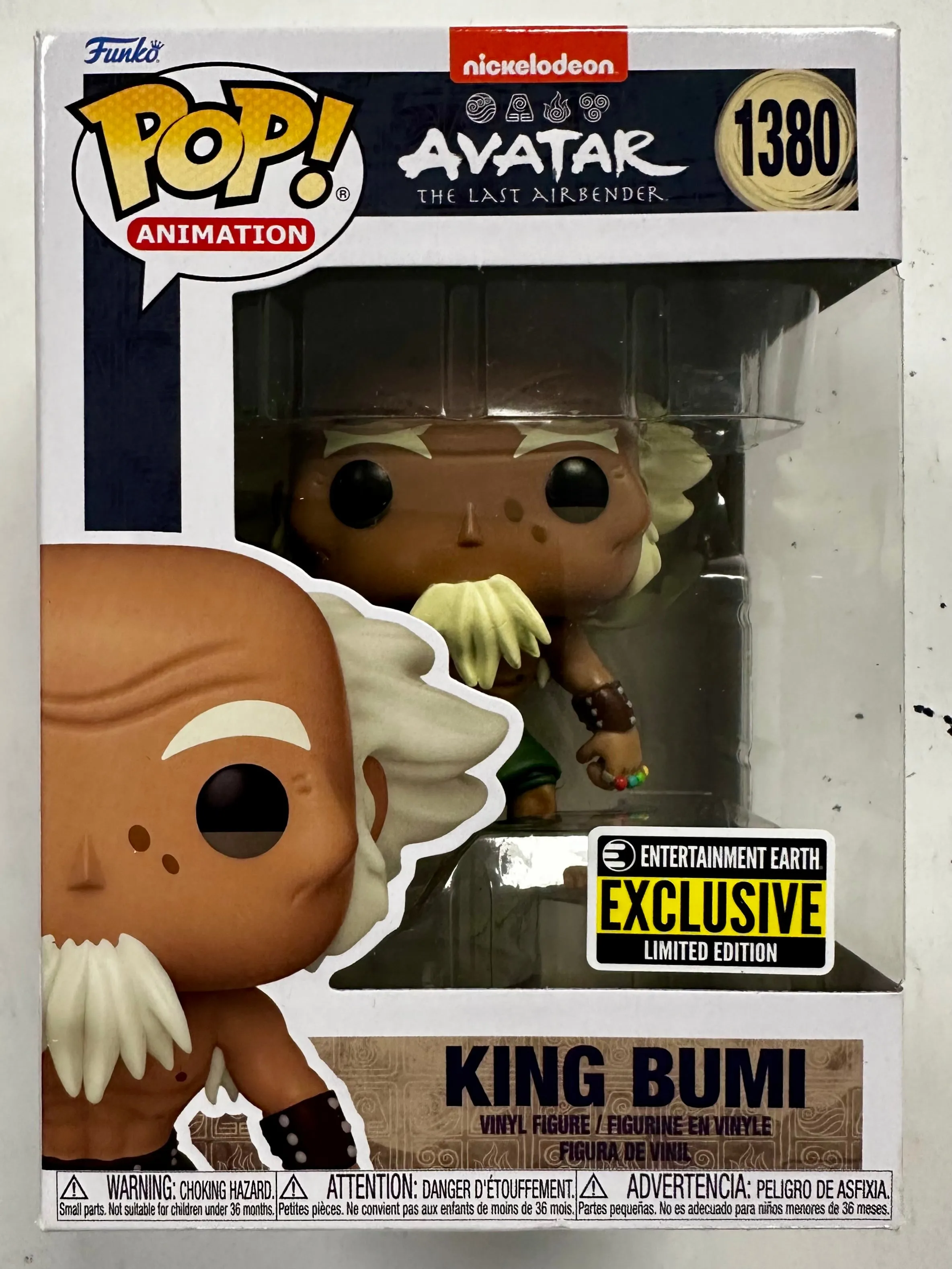 Funko Pop! Animation King Bumi #1380 Avatar The Last Airbender 2023 Exclusive