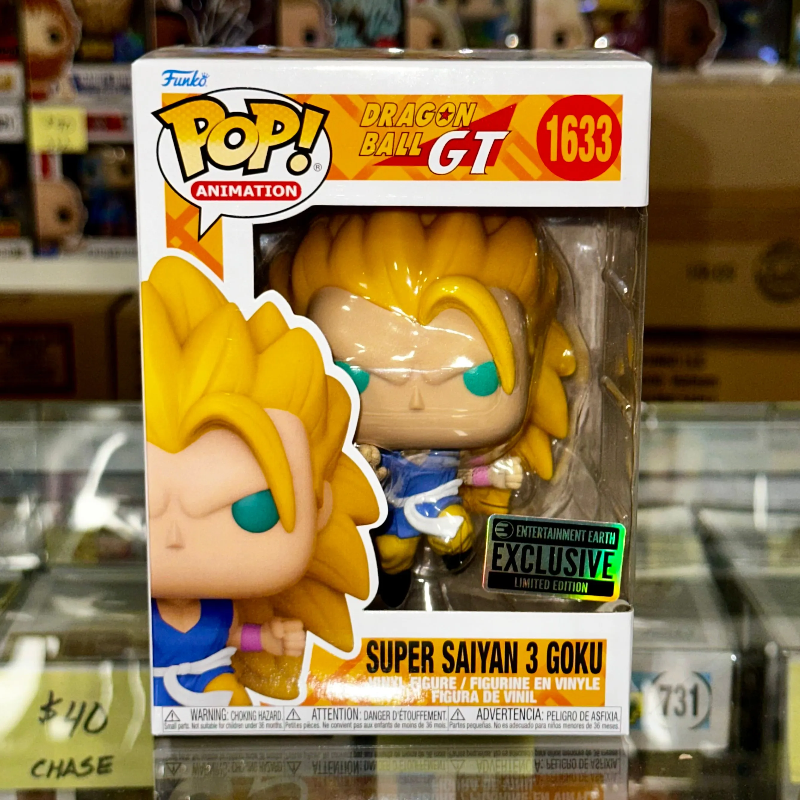 Funko Pop! Animation Super Saiyan 3 Goku #1633 Dragon Ball GT 2024 Exclusive