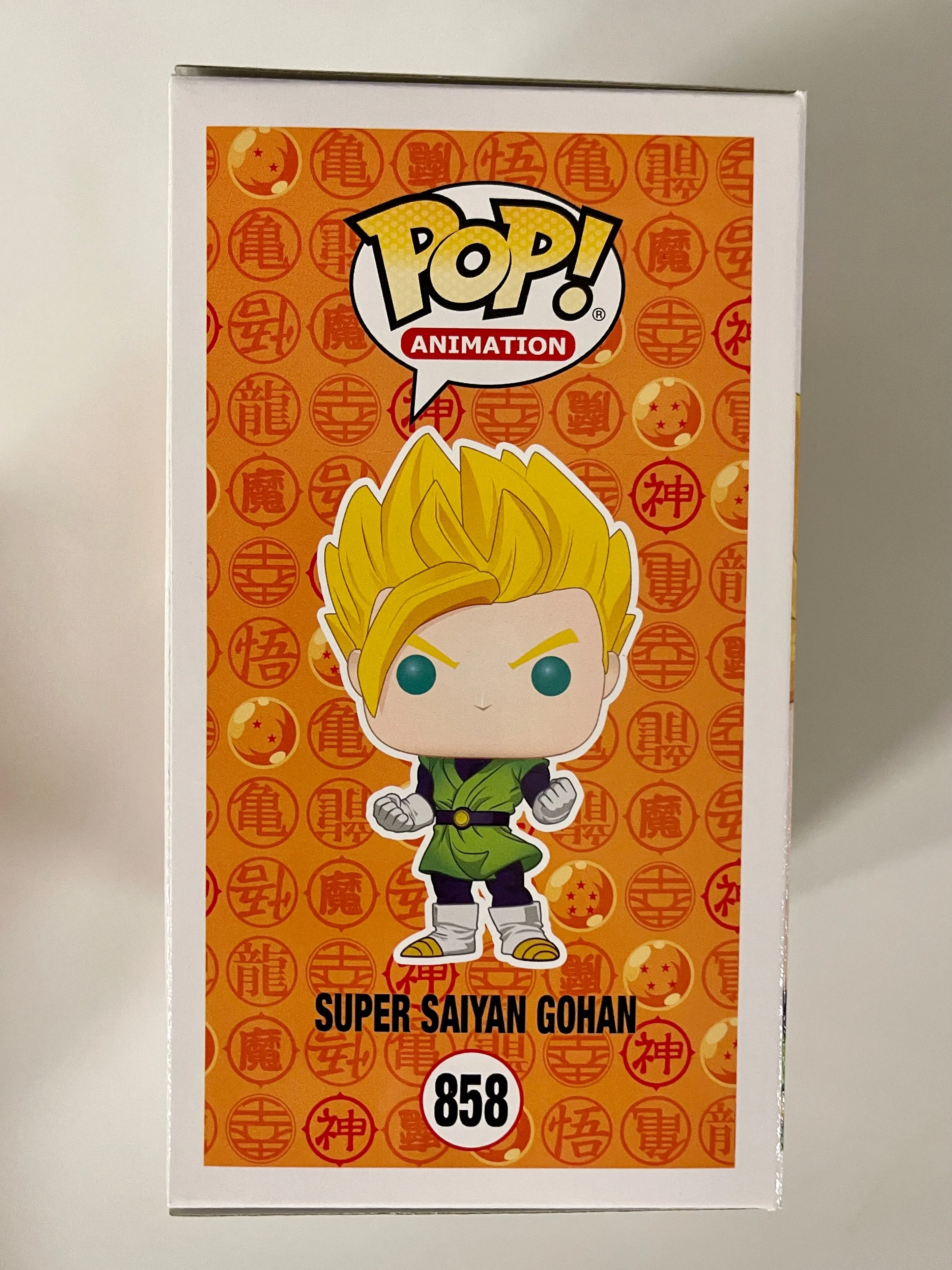 Funko Pop! Animation Super Saiyan Gohan #858 Dragon Ball Z DBZ EE Glow in the Dark Exclusive Saiyaman