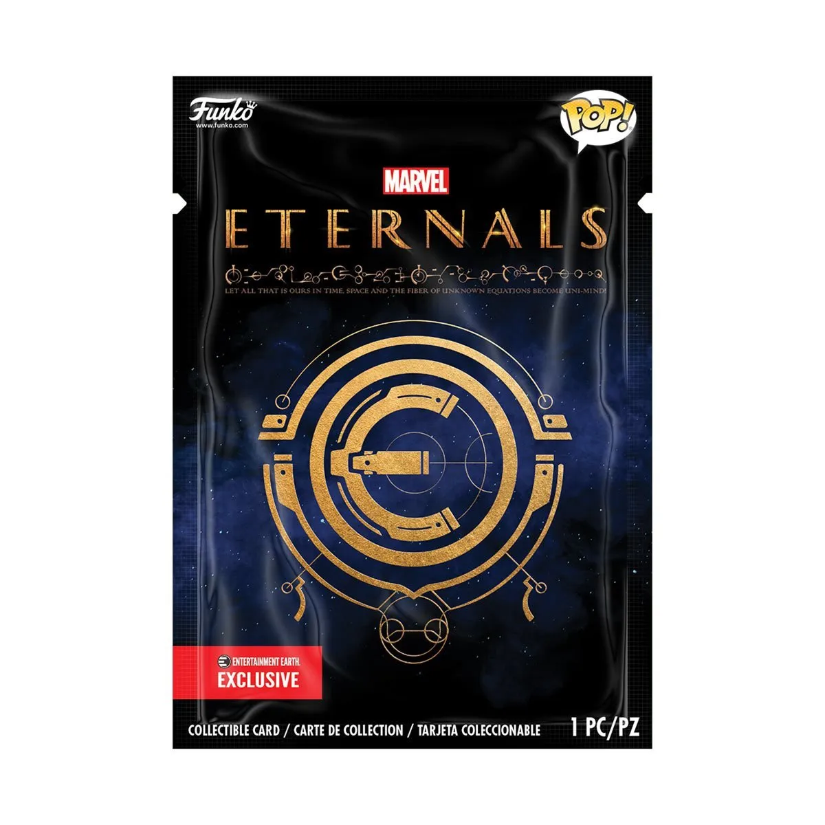 Funko Pop! Marvel #728 - The Eternals - Sersi (Entertainment Earth Exclusive) Vinyl Figure with Collectible Card