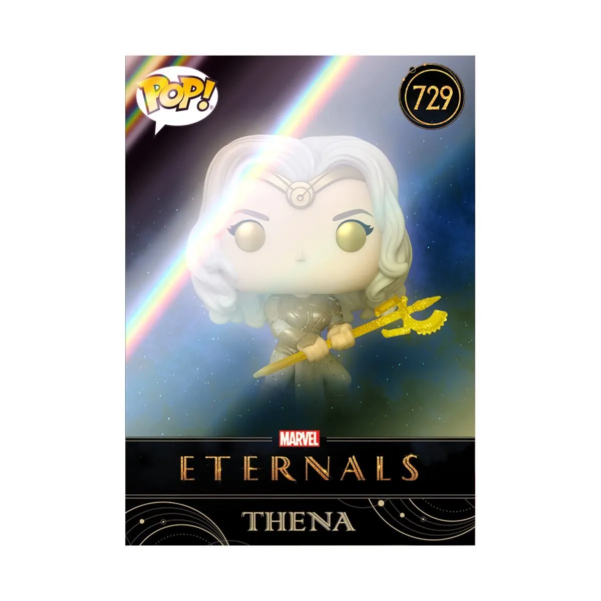 Funko Pop! Marvel #729 The Eternals: Thena (Entertainment Earth Exclusive) Vinyl Figure with Collectible Card 50780 LOW STOCK