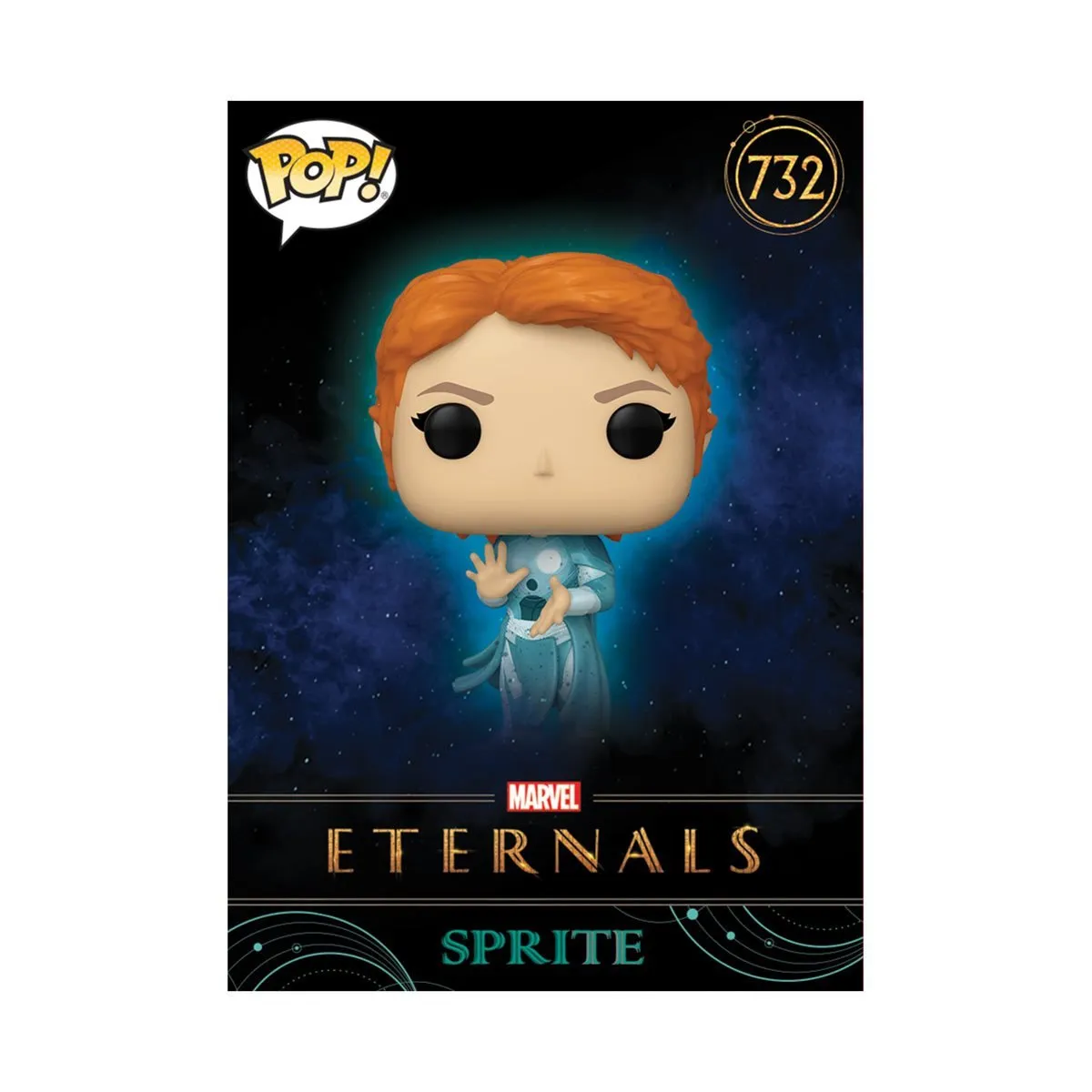 Funko Pop! Marvel #732 - The Eternals - Sprite (Entertainment Earth Exclusive) Vinyl Figure with Collectible Card