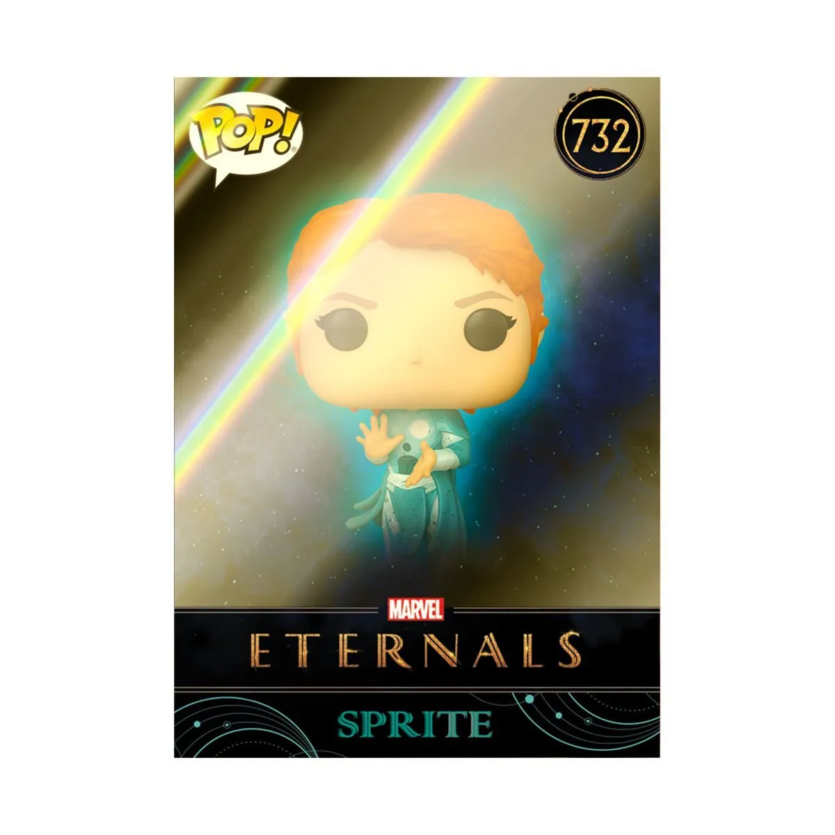 Funko Pop! Marvel #732 - The Eternals - Sprite (Entertainment Earth Exclusive) Vinyl Figure with Collectible Card