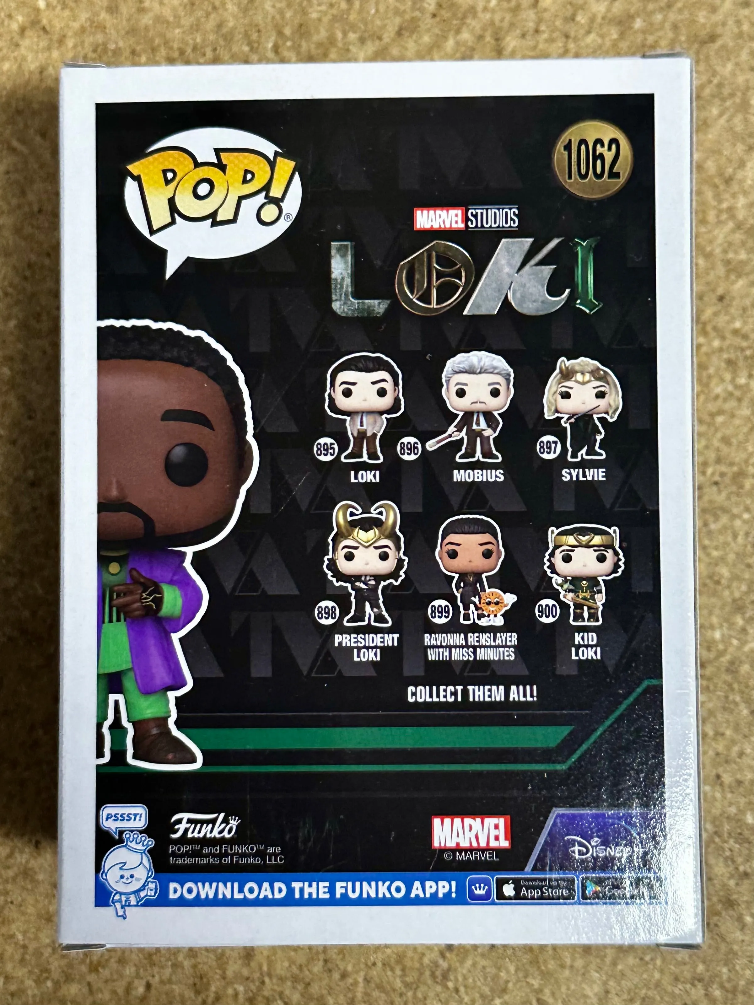 Funko Pop! Marvel He Who Remains #1062 SDCC 2022 Summer Con Vaulted Exclusive