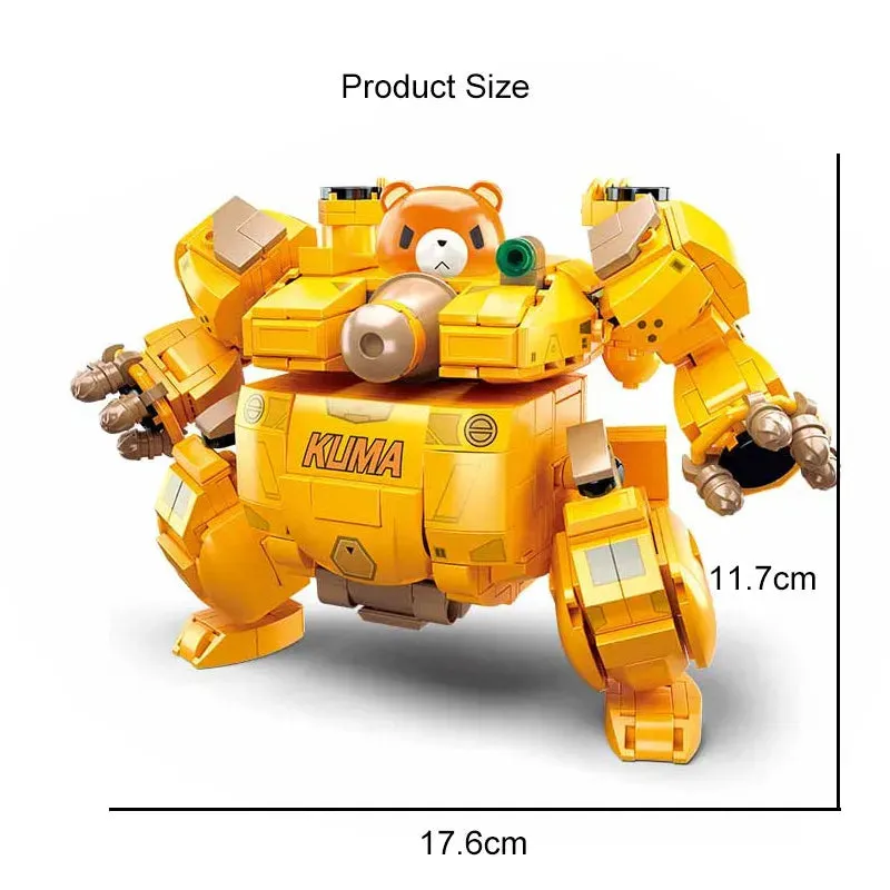 Heavy Artillery Mecha Robot Warrior Bricks Toy 489pcs