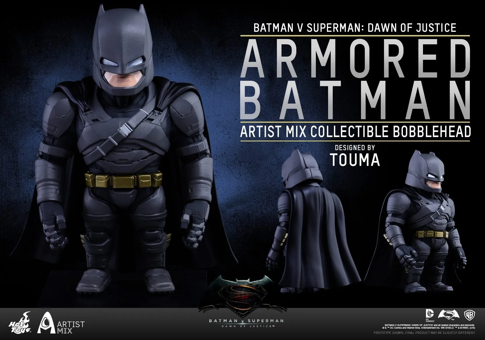 Hot Toys – AMC020 – Batman v Superman: Dawn of Justice - Armored Batman Artist Mix Collectible Bobble