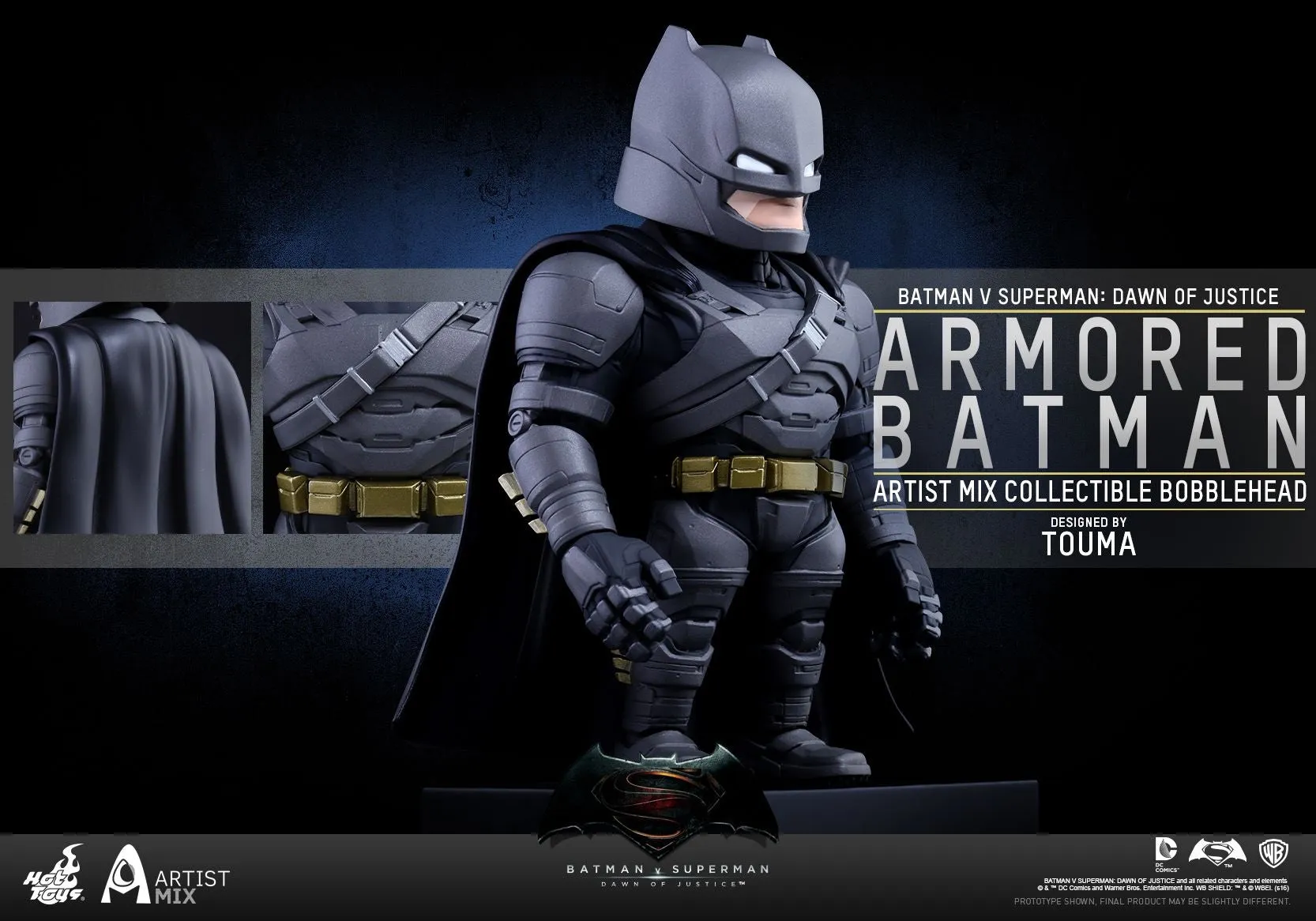 Hot Toys – AMC020 – Batman v Superman: Dawn of Justice - Armored Batman Artist Mix Collectible Bobble