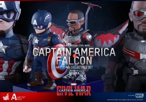 Hot Toys – AMC021-022 – Captain America: Civil War - Captain America & Falcon Collectible Set