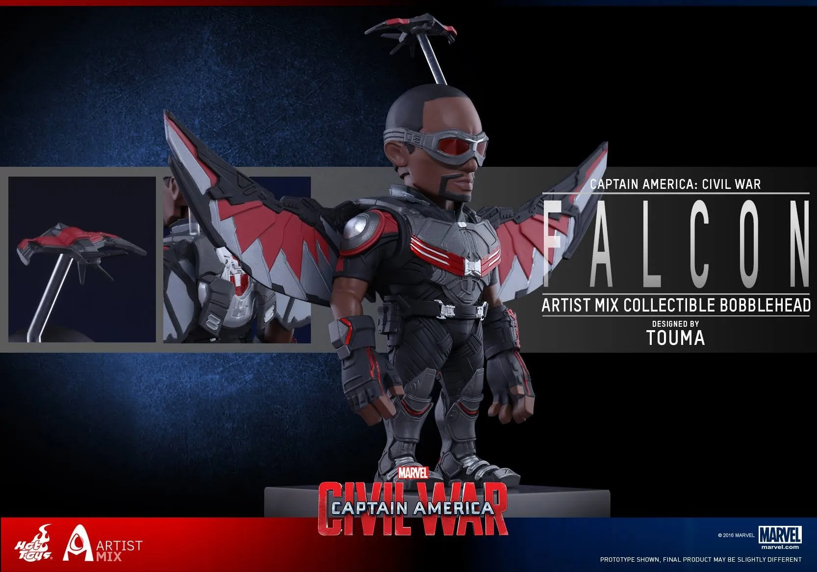 Hot Toys – AMC021-022 – Captain America: Civil War - Captain America & Falcon Collectible Set