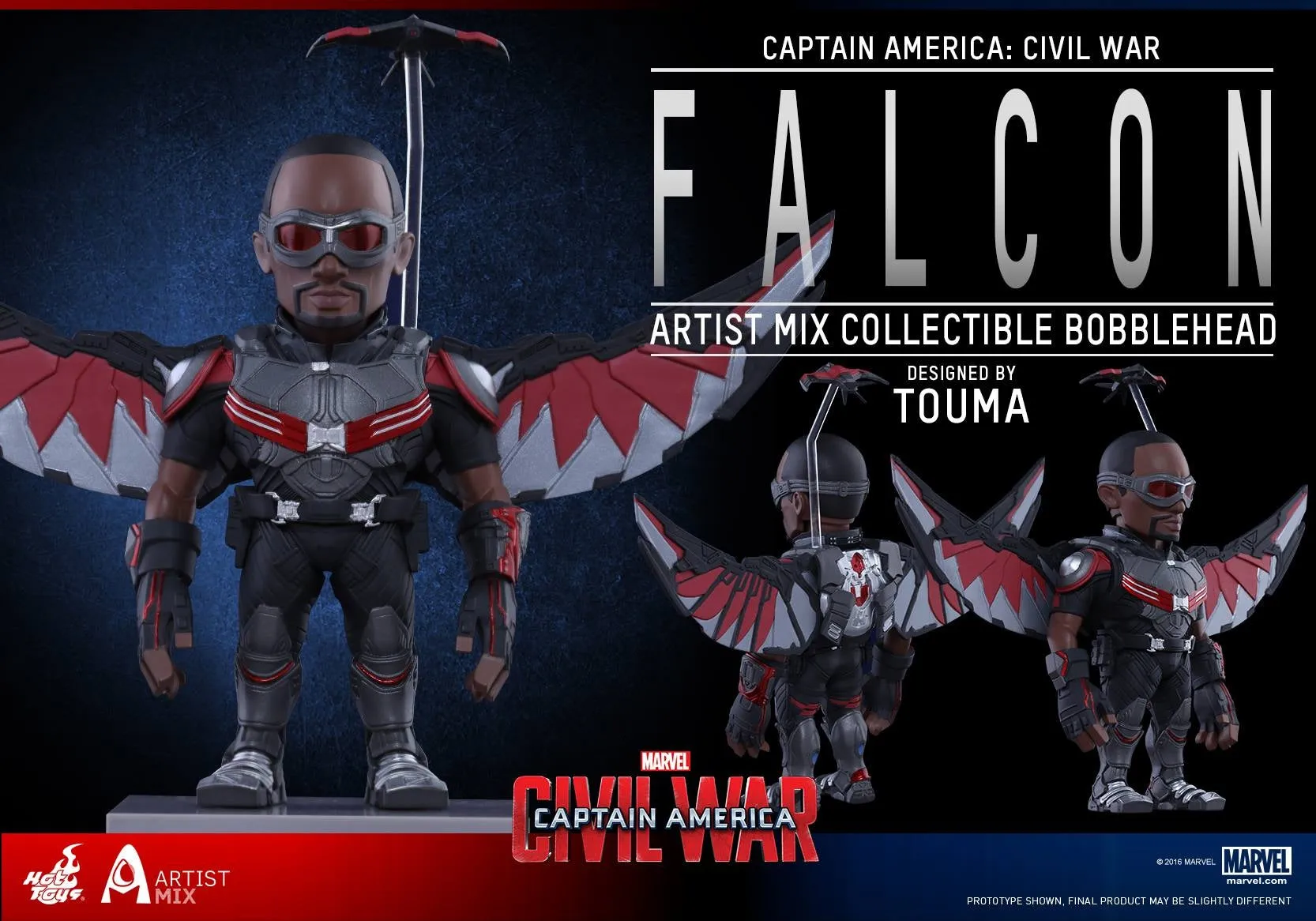 Hot Toys – AMC021-022 – Captain America: Civil War - Captain America & Falcon Collectible Set