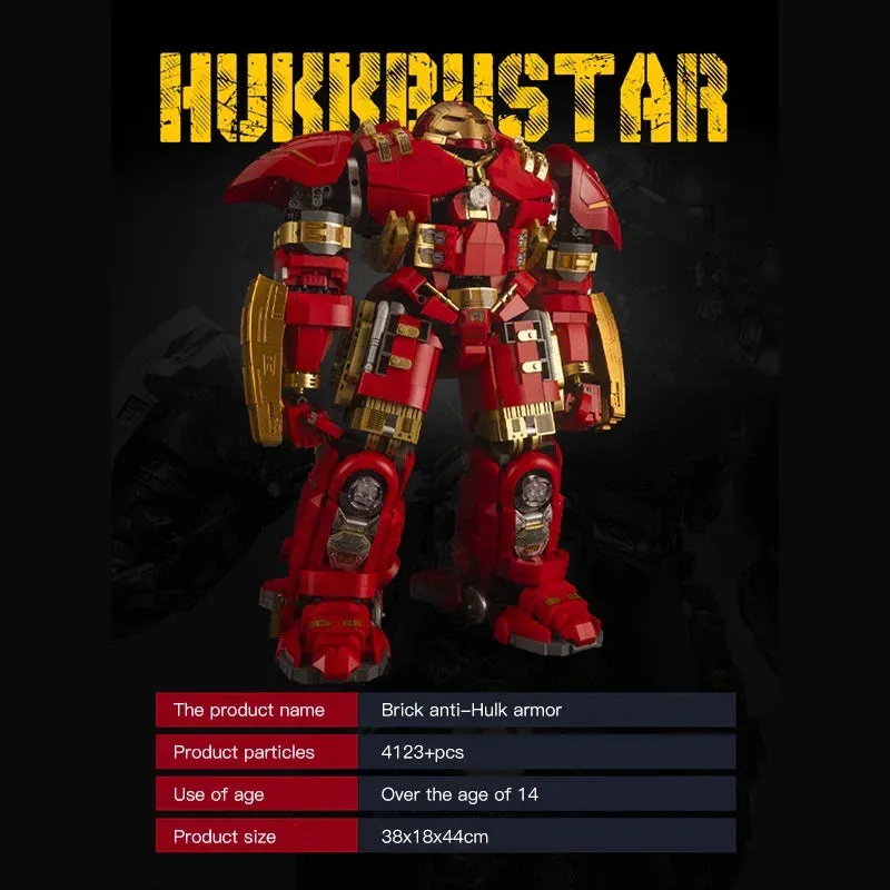 Mech MK44 Hulkbuster Armor Robot Bricks Toy 4123pcs