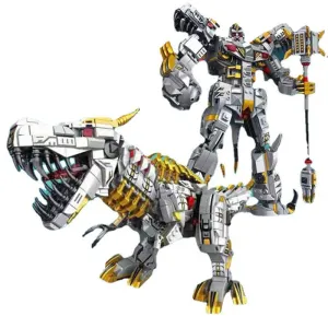 Mecha Iron Grimlock Dinosaur Transformers Bricks Toy 1376pcs