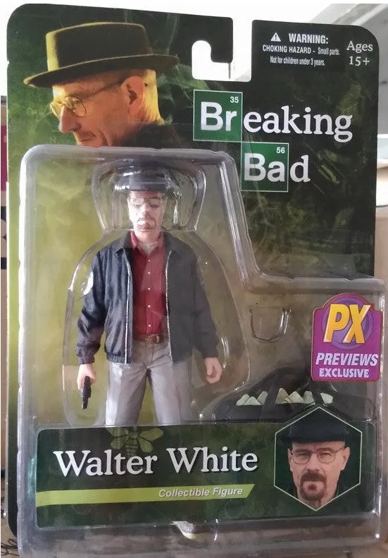 Mezco Toys Breaking Bad PX Previews Exclusive Walter White Heisenberg 6" Collectible Figure