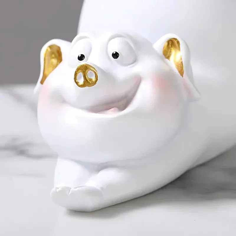 Modern and Simple Cute Pig Decoration Yoga Exercise Viking Home Decor