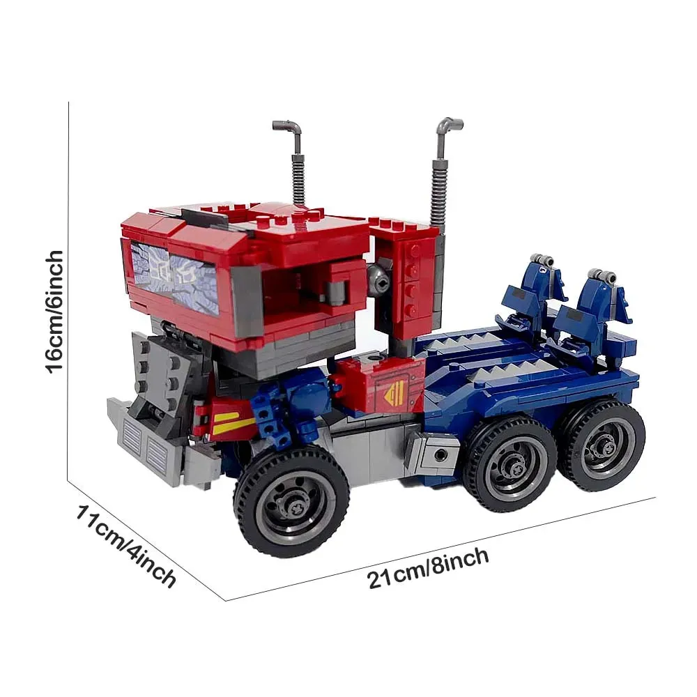 Movie Ideas Transform Optimus Prime Robot Bricks Toy 928pcs