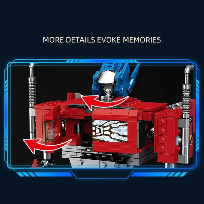 Movie Ideas Transform Optimus Prime Robot Bricks Toy 928pcs