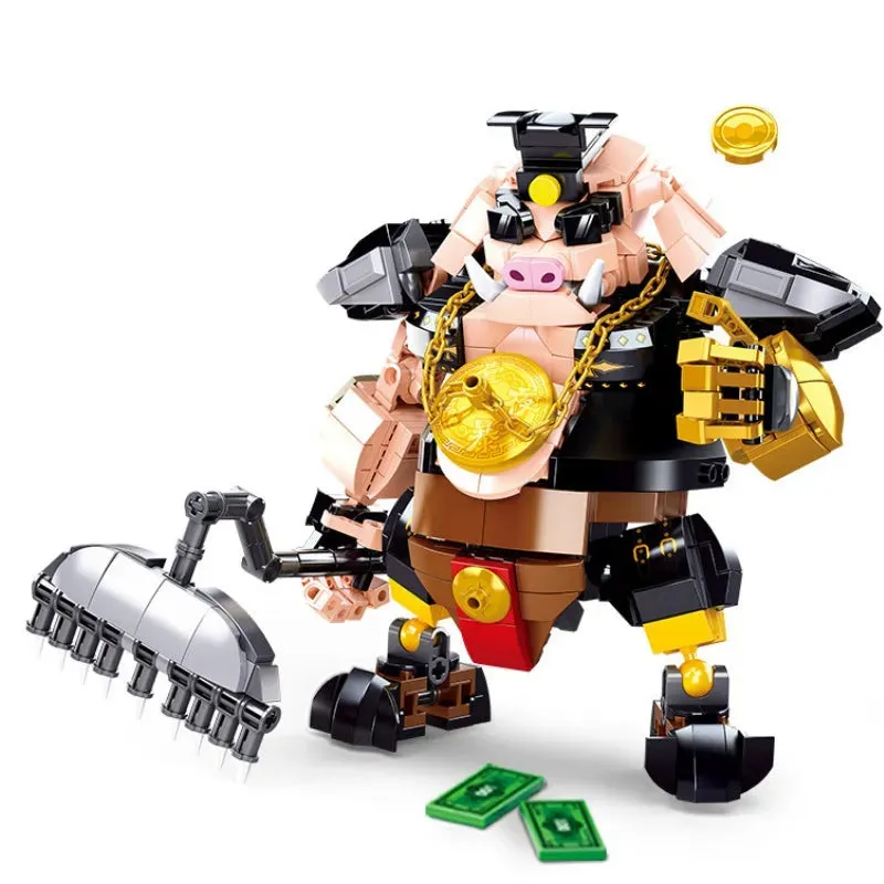 Movie King Monkie Pig Warrior Mecha Bricks Toy 547pcs