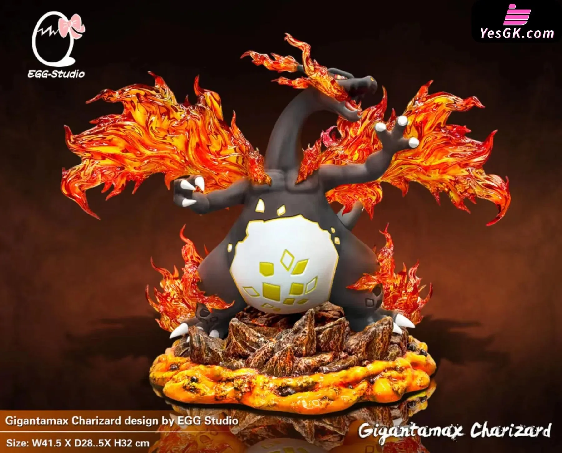 Pokémon Gigantamax Charizard Resin Statue - EGG Studio [Pre-Order]