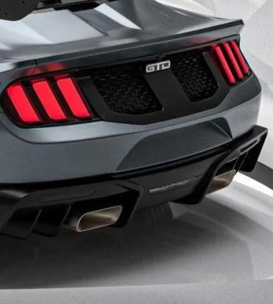 Robot Craftsman GTD Style Exhaust Tips for Ford Mustang Ecoboost V6 GT S550.1/2 Stainless Steel