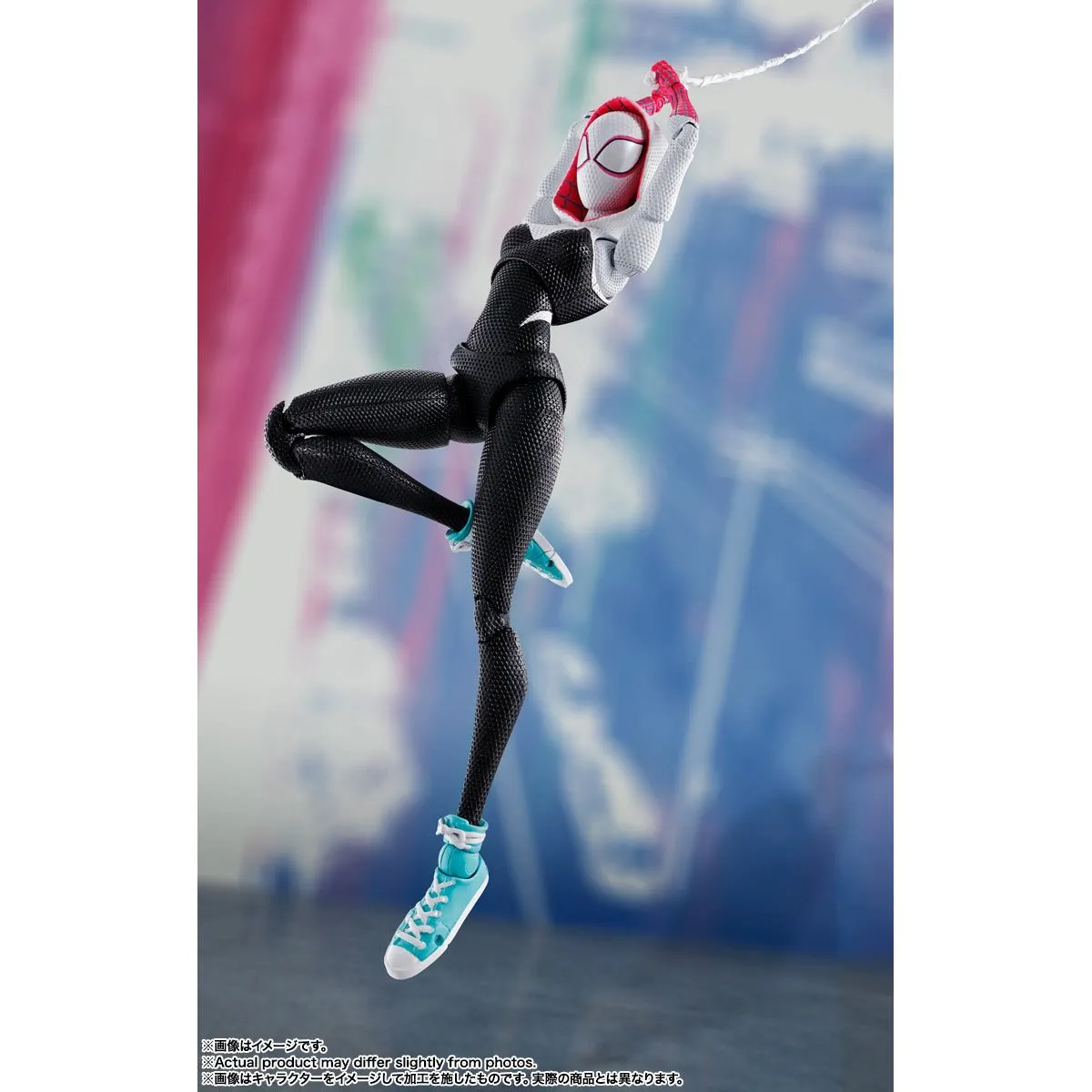 Spider-Man Across the Spiderverse Spider-Gwen Action Figure by S.H.Figuarts