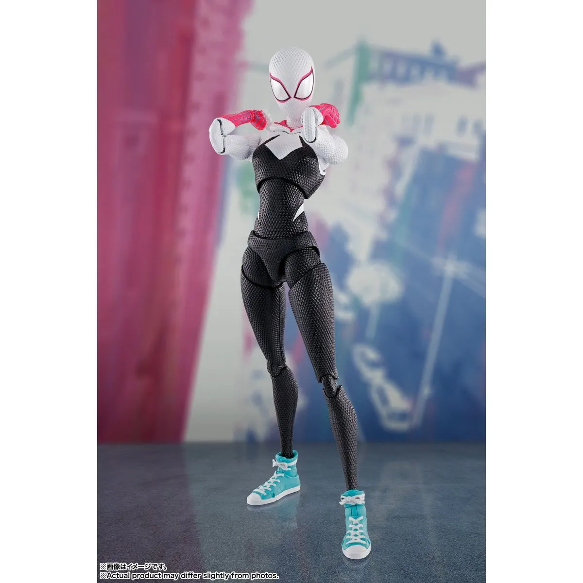 Spider-Man Across the Spiderverse Spider-Gwen Action Figure by S.H.Figuarts