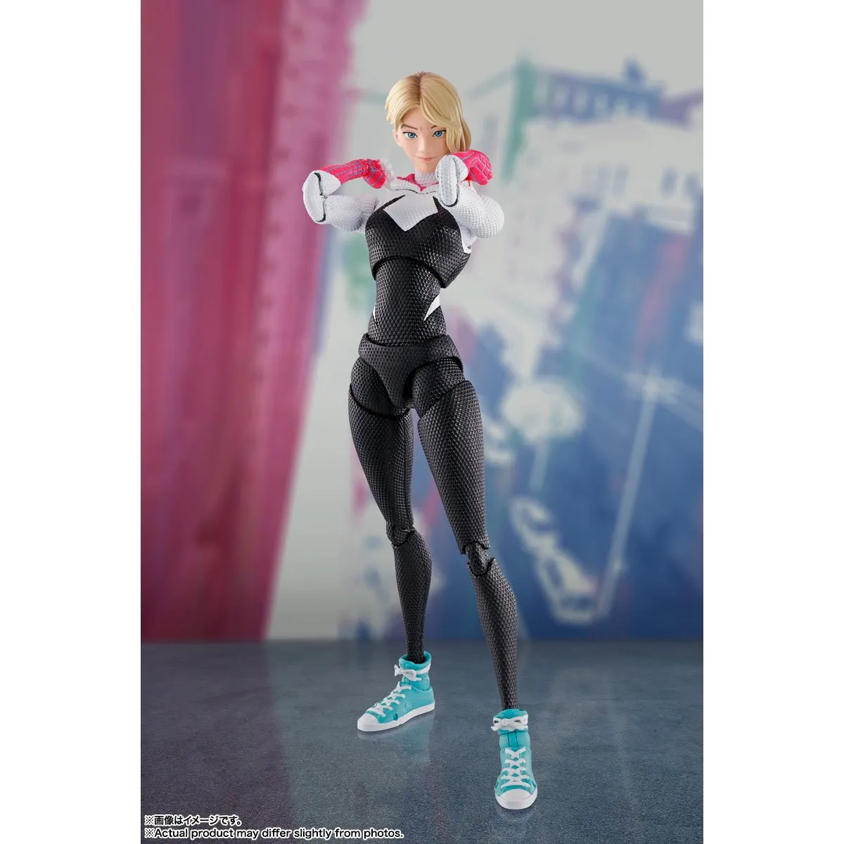 Spider-Man Across the Spiderverse Spider-Gwen Action Figure by S.H.Figuarts